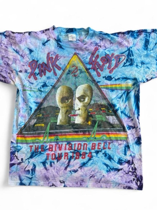 Pink Floyd Other - Pink Floyd The Division Bell Tour 1994 Tie-Dye Shirt
